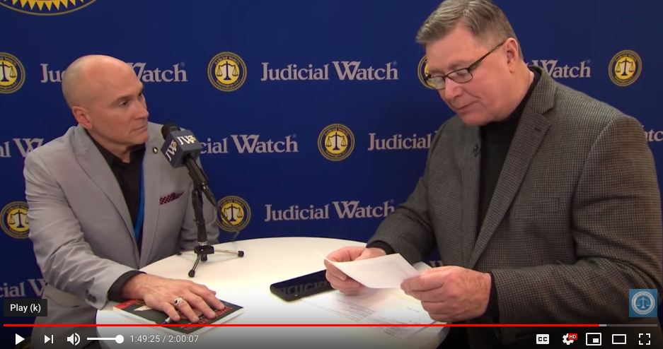 Author of Switched On, Eric Caron featured on Judicial Watch Live at CPAC 2019