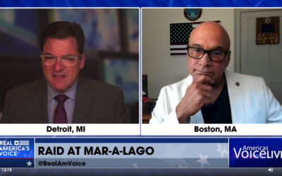 Eric Caron Joins Real America’s Voice to Discuss the Raid at Mar-A-Lago