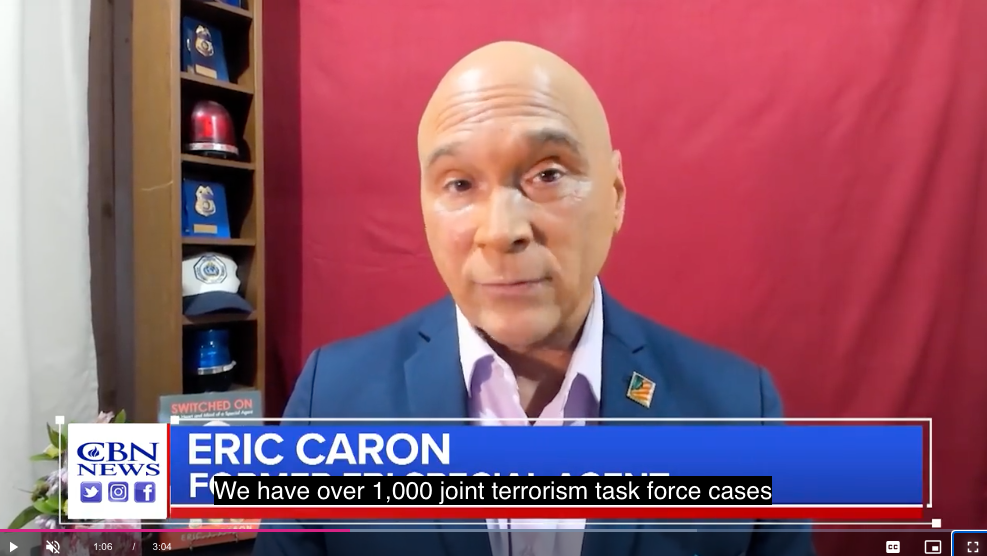 Eric Caron on CBN discusses Hamas and Hezbollah sleeper cells in the U.S.